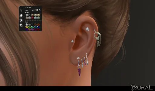 .: Earrings Handcuff :.