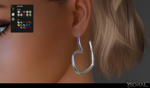 .: Earrings Heart :.