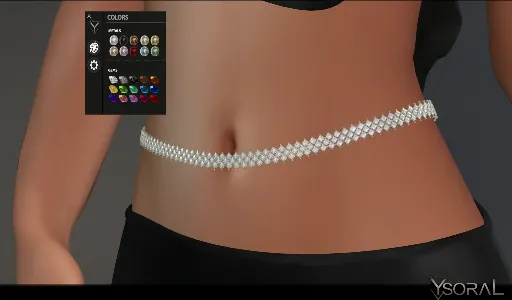 .: Belly chain Delphine :.