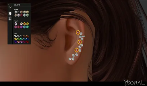 .: Earrings Flora :.