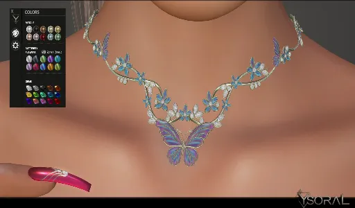 .: Necklace Butterfly X :.