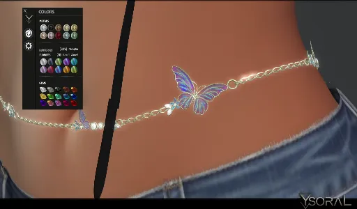 .: Belly chain Butterfly X:.