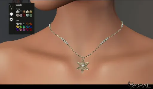 .: Necklace Star Love :.